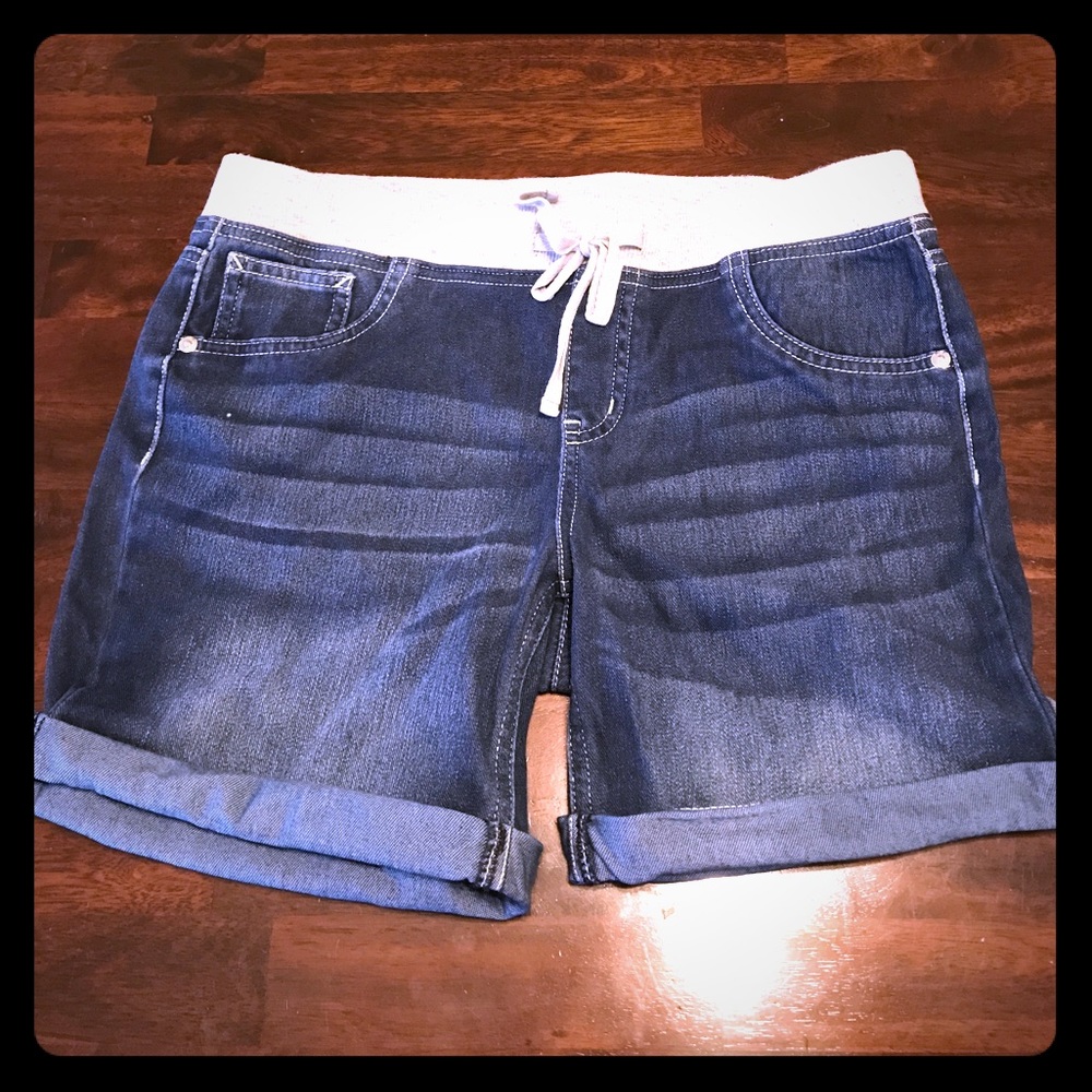 Justice denim shorts